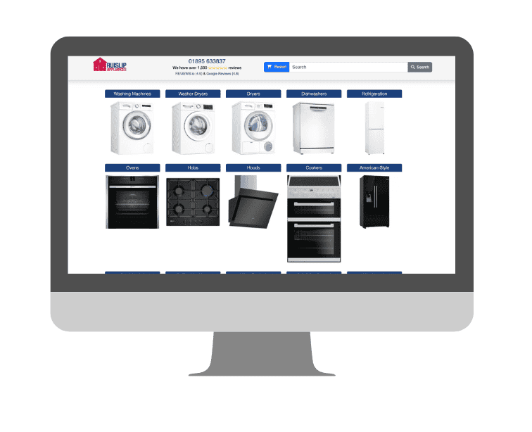 Ruislip Appliances Website