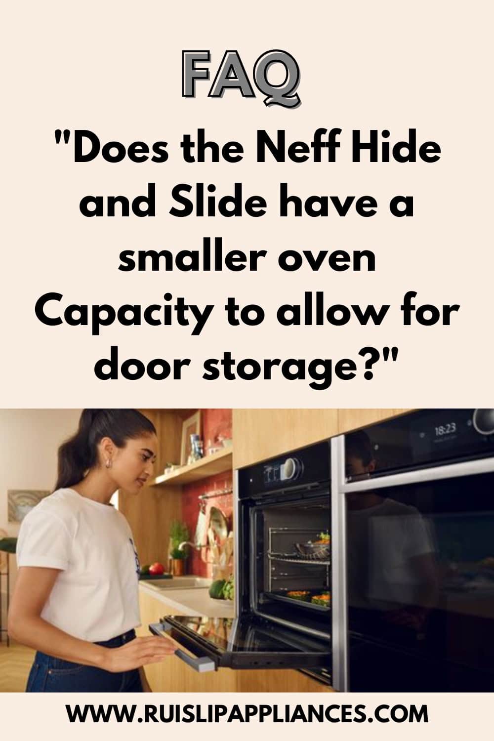 Neff Hide and Slide Oven Capacity